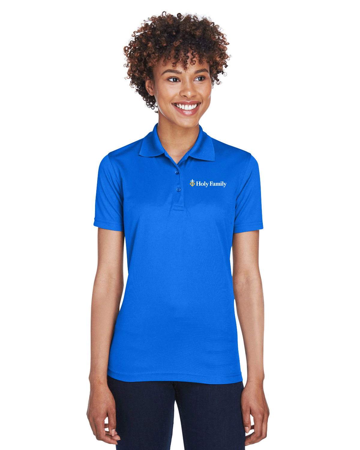 8210L - HOLY FAMILY - Women’s Ultra Club Dri Fit Mesh Polo