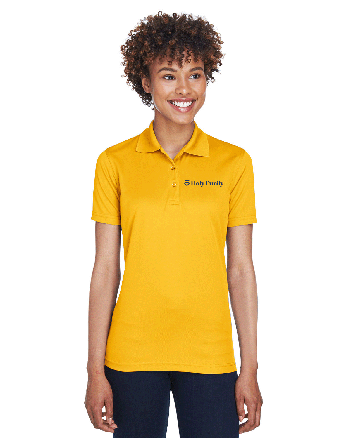 8210L - HOLY FAMILY - Women’s Ultra Club Dri Fit Mesh Polo