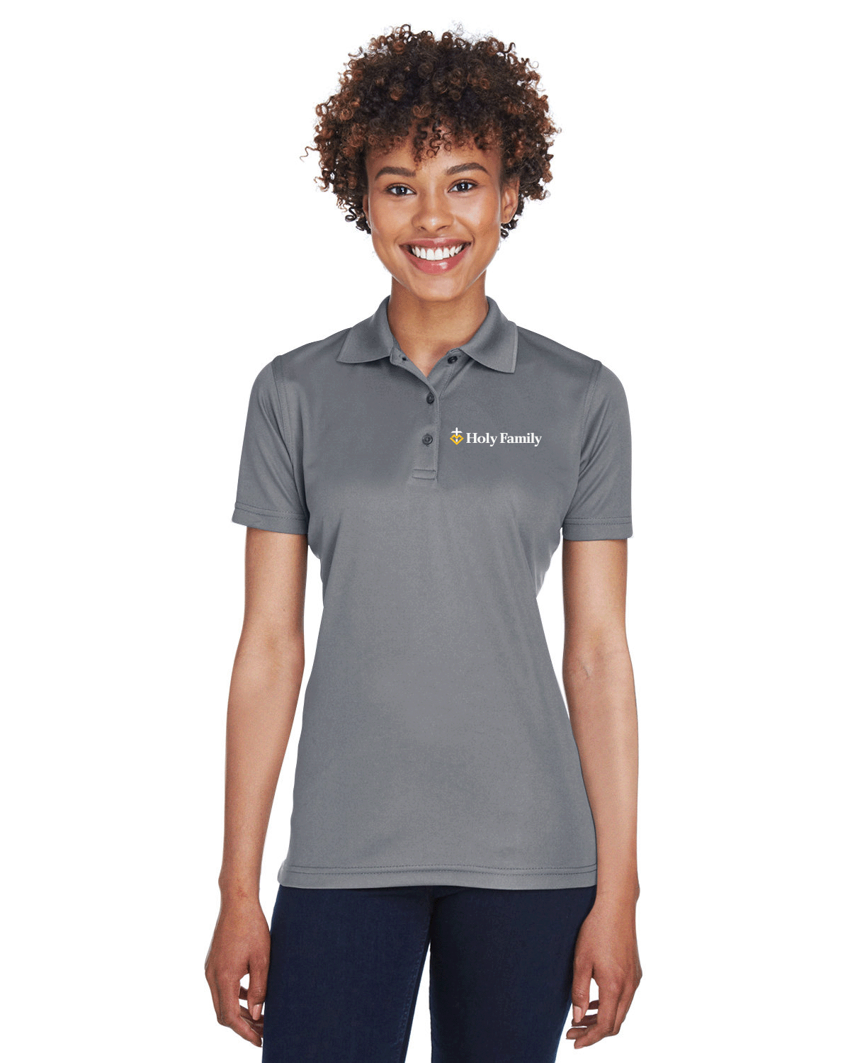 8210L - HOLY FAMILY - Women’s Ultra Club Dri Fit Mesh Polo