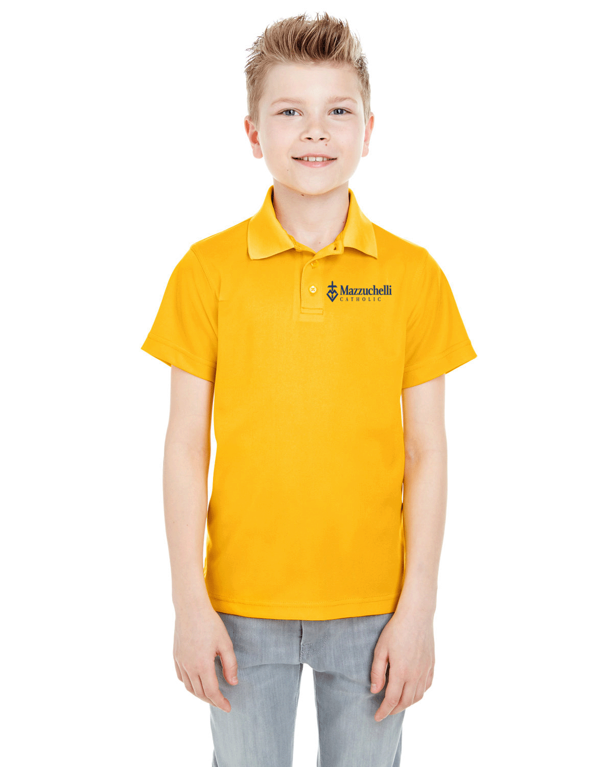 8210Y - MAZZUCHELLI - Youth Ultra Club Dri Fit Mesh Polo