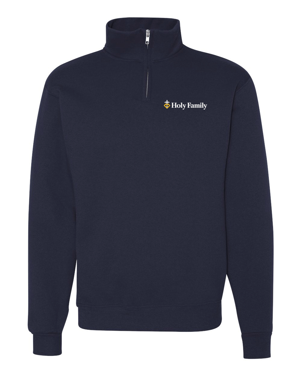 995M - HOLY FAMILY - Adult Jerzees Quarter Zip Sweatshirt