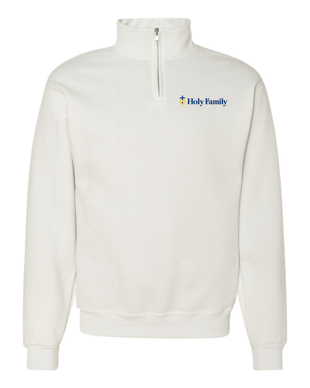 995M - HOLY FAMILY - Adult Jerzees Quarter Zip Sweatshirt